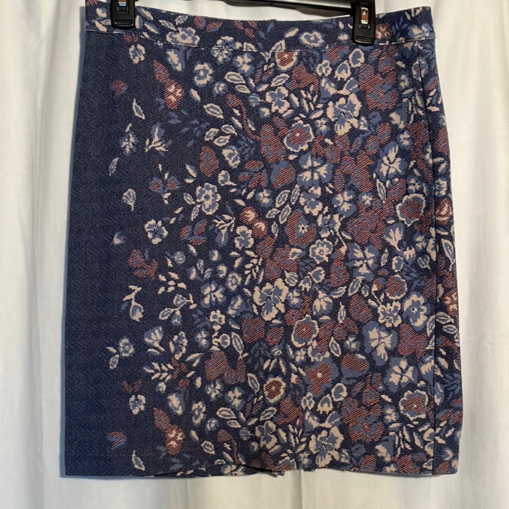 Maeve size medium floral knit skirt